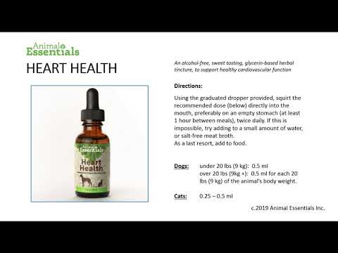 Animal Essentials - Heart Health (Hawthorn Plus) Healing and Healthy Herbal Series - Heart Strengthening Antioxidant Formula