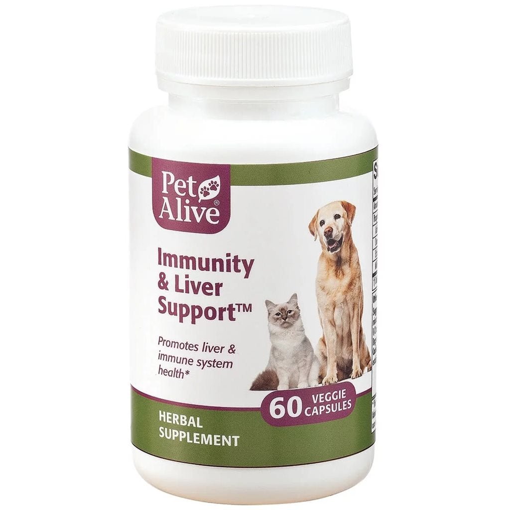 PetAlive - Immunity &amp; Liver Support 60 capsules to maintain liver function and immune system