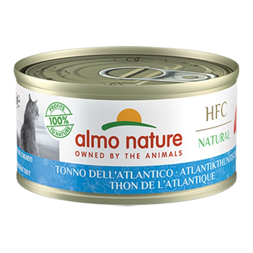 Almo Nature 全天然啖啖肉塊貓罐頭 - 大西洋吞拿魚 70g