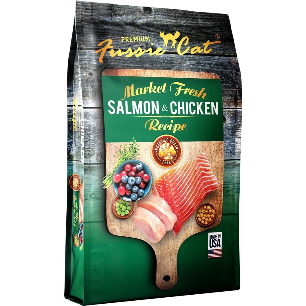 Fussie Cat Market Fresh Salmon and Chicken Recipe