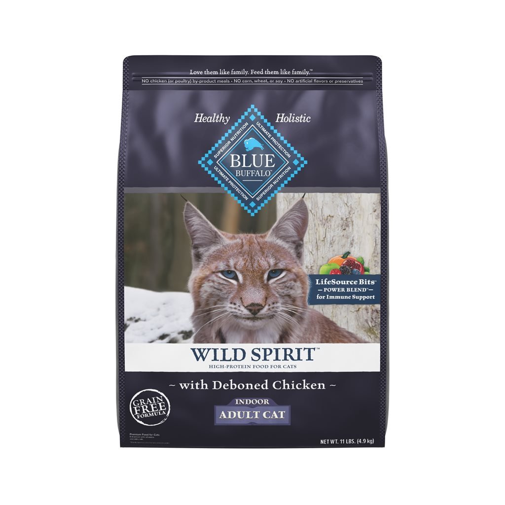 Blue Buffalo - Wild Spirit Dry Indoor Chicken Formula Cat Food for Adult Cats