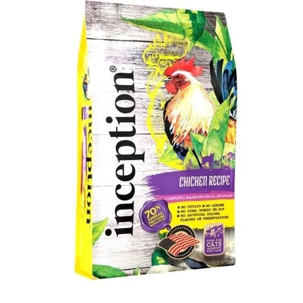 Inception excellent cat food chicken formula