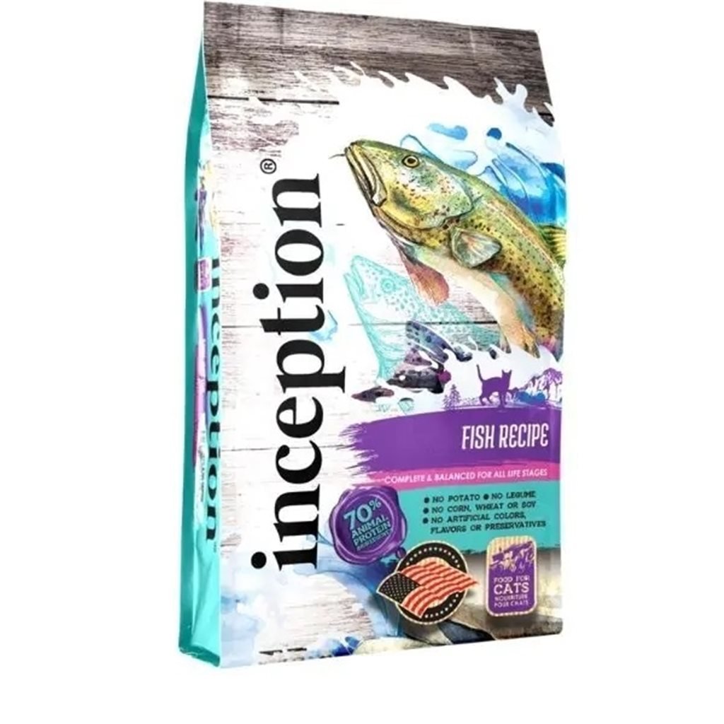 Inception excellent cat food fish formula