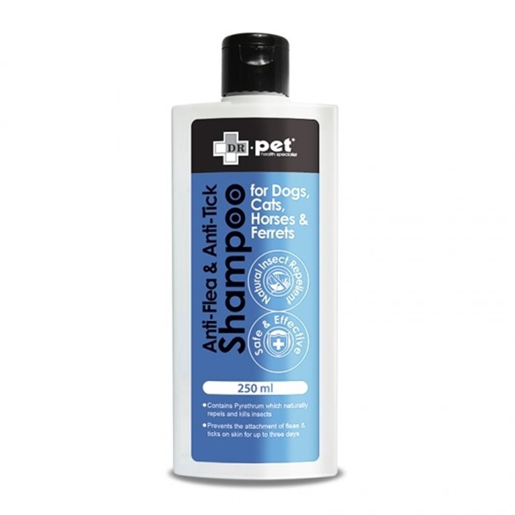 Dr.Pet Hair Cleanser - Anti-flea and Bull Tick Formula 250ml (DP0031A)