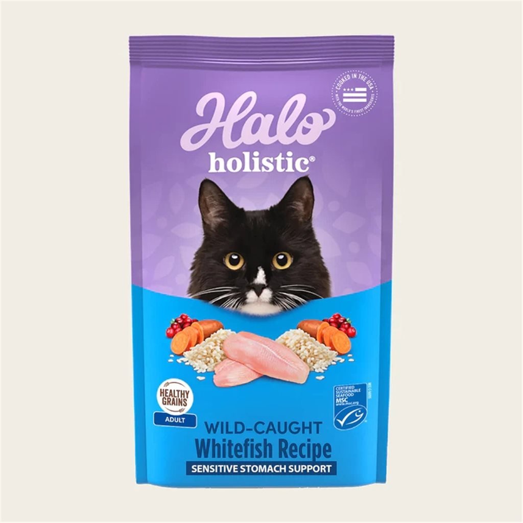 Halo - Holistic White Fish Formula for Adult Cats 10 lb (35222)