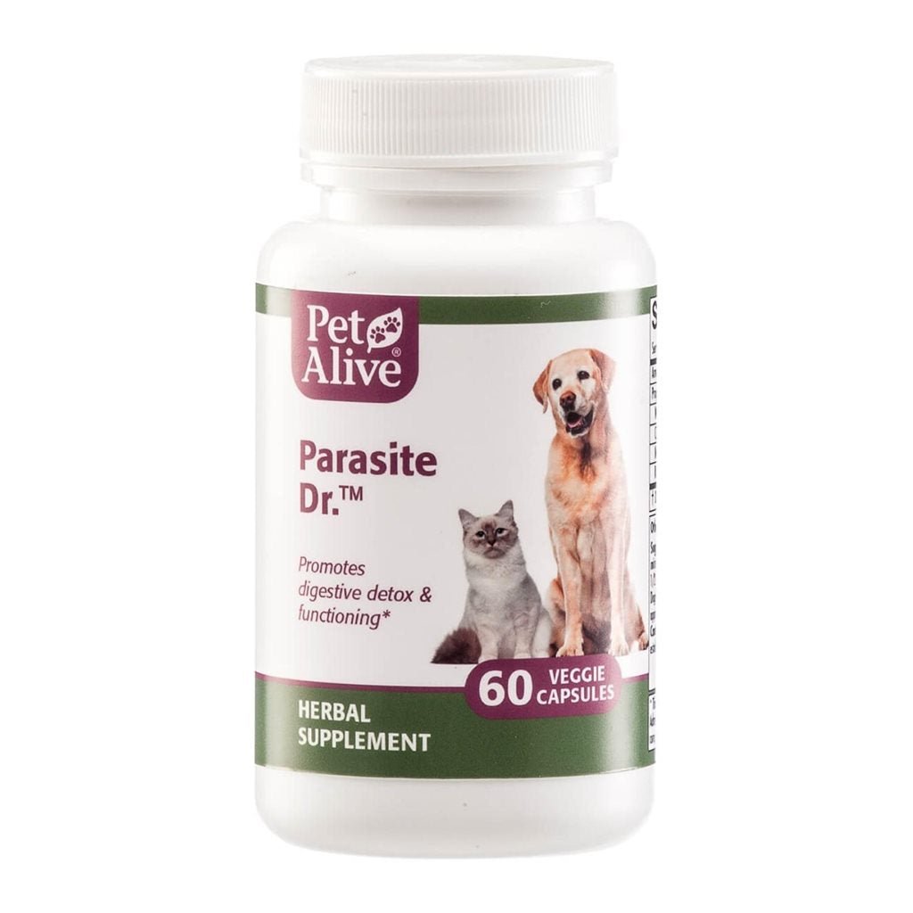 PetAlive - Parasite Dr. 針對體內外寄生蟲/蠕蟲 60粒 - 幸福站