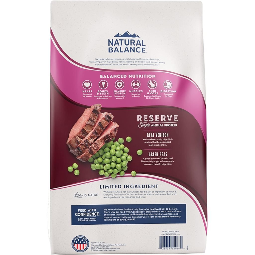 Natural Balance Single Protein Meat System - Venison Adult Dog Food