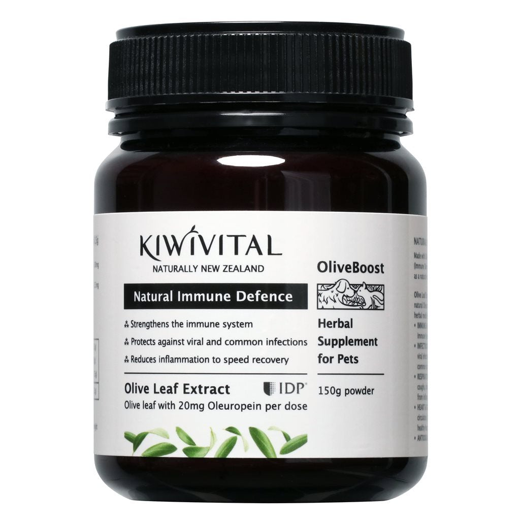 Kiwivital OliveBoost 橄欖葉草療配方 150g - 幸福站