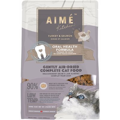 Aime Kitchen - Grain-free air-dried turkey and salmon cat food 1kg