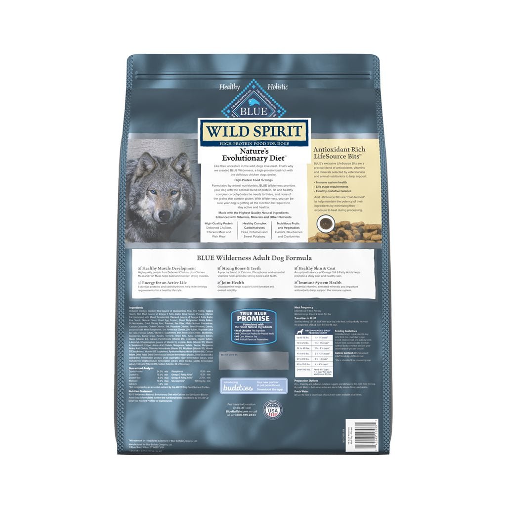 Blue Buffalo - Wild Spirit Adult Dog Chicken Formula Dog Food