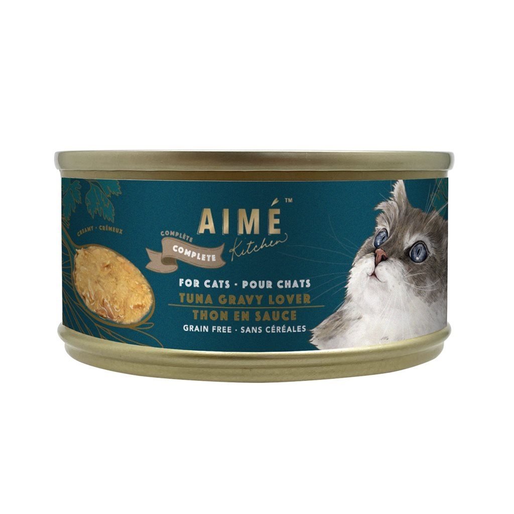 24 cans discount set - Aime Kitchen - Tuna Gravy Lover Fresh Tuna Cat Can with Extra Thick Fish Sauce 75g (TTA75)